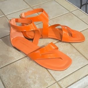 Tamara Mellon Orange sandals size 38